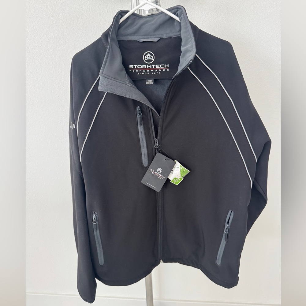 Stormtech Men’s Performance Black Jacket with Cis… - image 1